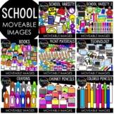 Moveable Images: SCHOOL BUNDLE 1 {Creative Clips Clipart}