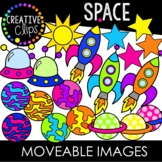 Moveable Images: Space {Creative Clips Clipart}