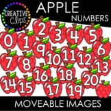 Moveable Apple Numbers 0-20 (Moveable Images)