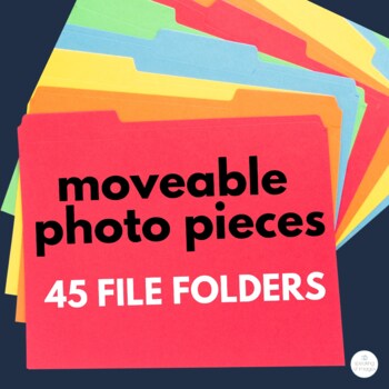 Preview of Moveable Pieces File Folders