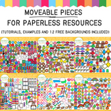Moveable Clip Art for Paperless Resources Bundle