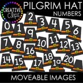 Moveable Pilgrim Hat Numbers 0-20 (Thanksgiving Moveable Numbers)