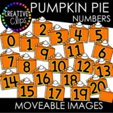 Moveable Pumpkin Pie Numbers 0-20 (Thanksgiving Moveable Numbers)