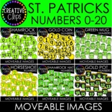 Moveable St. Patrick's Day Numbers Bundle (6 Moveable Image Sets)