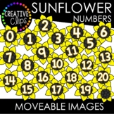 Moveable Sunflower Numbers 0-20 (Moveable Images)