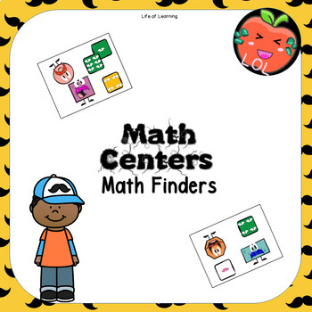 Preview of Family Math Game kindergarten math centers