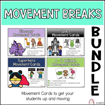 Preview of Movement Brain Breaks - Endless Bundle