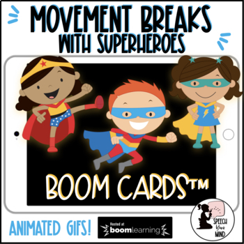 Preview of Movement Break Boom Cards™ Animated Gifs | Brain Breaks | Movement Breaks