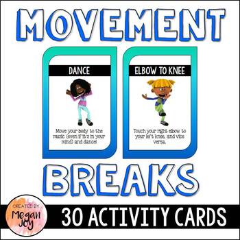Preview of Movement Break Cards