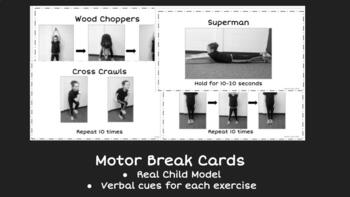 Preview of Motor Break Cards-Mixed Variety
