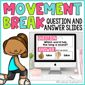 Preview of Movement Break - Question and Answer Slides l Distance Learning