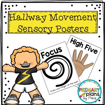 Preview of Movement Break Sensory Hallway Posters