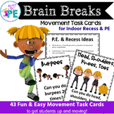Movement Break Task Cards