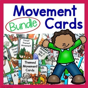 Preview of Movement Cards Bundle