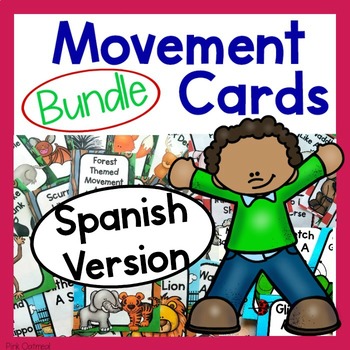 Preview of Movement Cards Bundle - Spanish