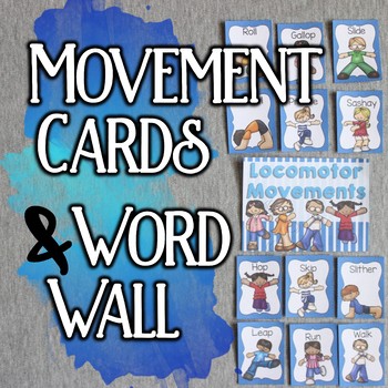 Preview of Movement Cards & Word Wall