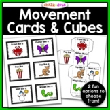 Movement Cards and Movement Cubes | Brain Breaks