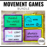 Movement Games Bundle for Small Reading Groups, Transition