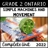 Simple Machines and Movement (Grade 2 Ontario Science Unit 2022)