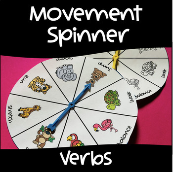 Preview of Movement Spinner for Verbs