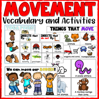 Movement and Motion for 3K, Pre-K, Preschool & Kindergarten