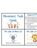 Movement and Transition Task Cards