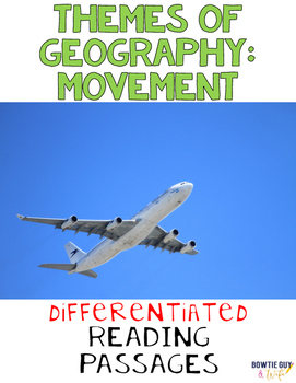 Themes Of Geography Movement Nonfiction Differentiated Reading Texts - 