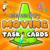 Movement & locomotion skills - Printable task cards for PE