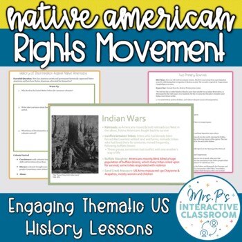 Preview of Movements for Equality: Native American Rights & History of Discrimination