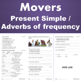 Movers - Present Simple / Adverbs of frequency - Quiz - BrE & AmE