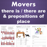 Movers - there is / there are & prepositions of place - Qu