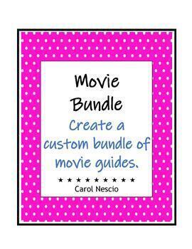 Preview of Movie Bundle ~ Your Own Custom Bundle of Movie Guides