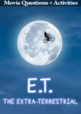 E.T. The Extra Terrestrial Movie Guide + Activities - Answer Key Included