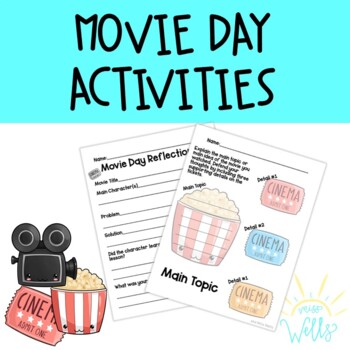 Preview of Movie Day Activities