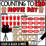 Movie Day Counting to 120 Activity Math Mats Counting Forw