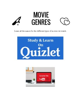 movie genres vocabulary esl efl by elt buzz teaching resources