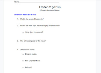 Preview of Movie Guide 4: Frozen 2 (2019)