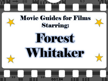 Preview of Movie Guide Bundle for Films Starring Forest Whitaker - 4 Movie Guides