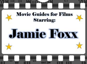 Preview of Movie Guide Bundle for Films Starring Jamie Foxx - 3 Movie Guides