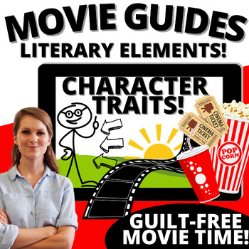 Preview of Movie Guide CHARACTER TRAITS for ANY P Short Films | Movies | Novels