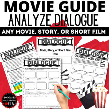 Preview of Movie Guide DIALOGUE for ANY P Short Films | Movies | Novels | Short Stories