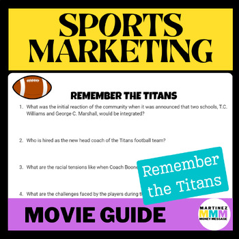 Preview of Movie Guide - Remember the Titans (Sports and Entertainment Marketing)