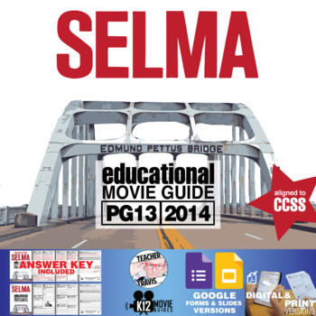 Preview of Selma Movie Guide | Questions | Worksheet | Google Forms (PG13 - 2014)