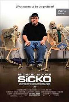Preview of Movie Guide- "Sicko" Documentary Substitute Assignment (ZERO PREP)