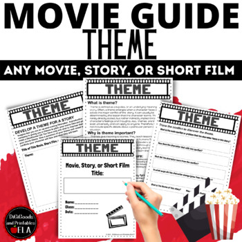 Preview of Movie Guide THEME for ANY P Short Films | Movies | Novels | Short Stories
