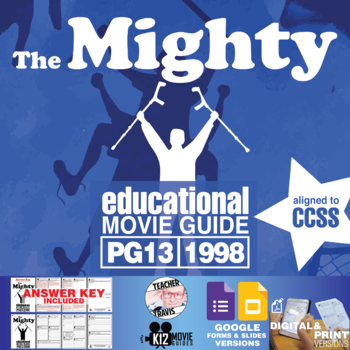 Preview of The Mighty Movie Guide | Questions | Worksheet | Google Slides (PG-13 - 1998)