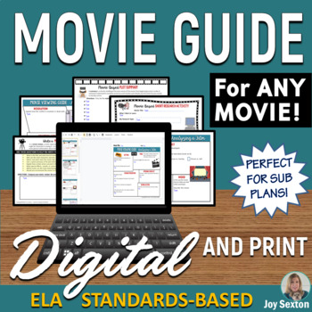Preview of Movie Guide - Use with ANY Movie  - Standards-Aligned - Print & DIGITAL