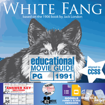 Preview of White Fang Movie Guide | Questions | Worksheet | Google Formats (PG - 1991)