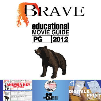 Preview of Movie Guide made for Brave | Questions | Worksheet (PG - 2012)