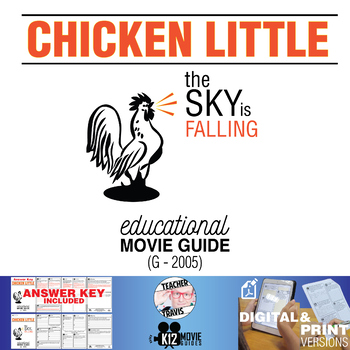 Preview of Movie Guide made for Chicken Little | Questions | Worksheet (G - 2005)